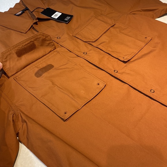 New Dickies 100% Cotton Flap-Pocket Shirt size M with tags BritishTan⭐️⭐️⭐️⭐️ - Picture 13 of 17